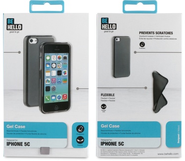 BeHello iPhone 5C Gel Case Black