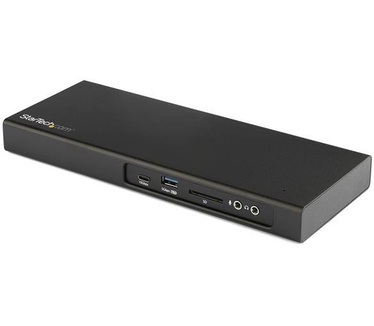 Startech.com Dual 4K 60Hz Monitor Thunderbolt 3 Dock - PCIe M.2 Slot and SD Reader