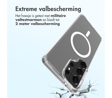 Accezz Xtreme Impact Backcover met MagSafe Samsung Galaxy S26 Ultra - Transparant