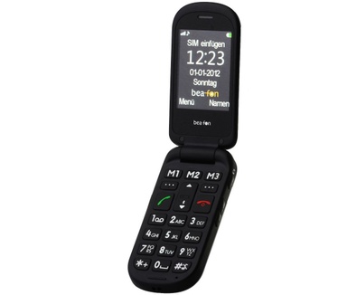 Beafon SL550 Zilver, Zwart
