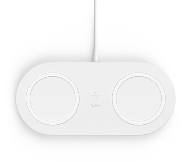 Belkin Boost Charge Draadloze Snellader Dual 10W Wit