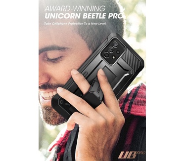 i-Blason Unicorn Beetle Pro Rugged Holster (Galaxy A52 4G, Galaxy A52 5G, Galaxy A52s (2021)) Zwart