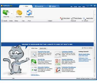 Mailwasher Pro 2010 screenshot