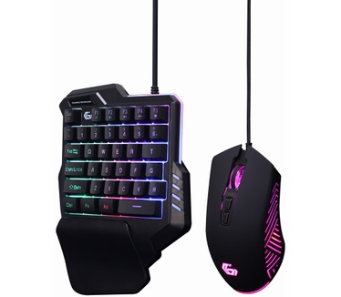 Gembird 2-in-1 backlight USB gaming desktop kit "Ivar Twin"