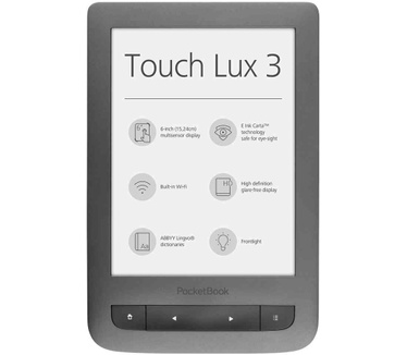 PocketBook Touch Lux 3 (Grijs, 6")
