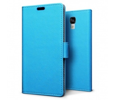 qMust LG X Screen Wallet Case - TPU frame - Light Blue