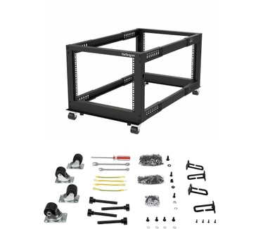 Startech.com 8U open frame rack 4 stijlen verstelbare diepte