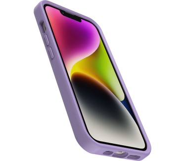 Otterbox OtterBox Symmetry-hoesje voor iPhone 14 Plus, schokbestendig, valbestendig, dunne beschermende hoes, 3x getest volgens militaire standaard, Antimicrobieel, You Lilac it