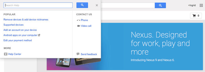 Hangouts videohelpdesk