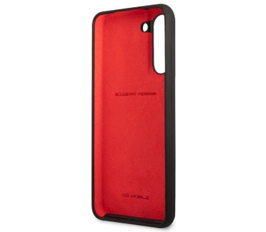 Ferrari SF Silicone Case - Samsung Galaxy S21 FE (G990) - Zwart Zwart