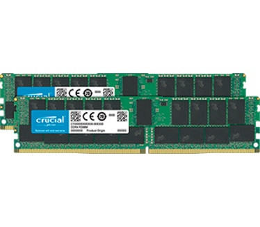 Crucial 64GB (2 x 32GB) DDR4-2666 RDIMM