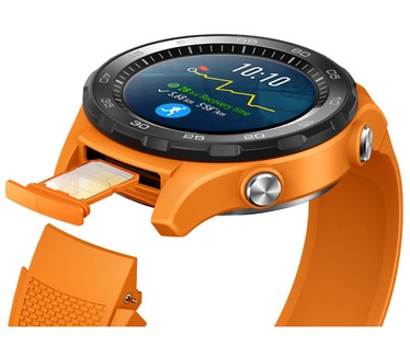 Huawei Watch 2 (4G) Grafiet (Oranje)