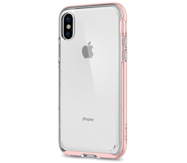 Spigen Apple iPhone X Hoesje Neo Hybrid Crystal  Rosé Goud