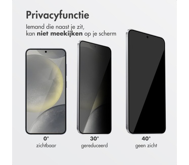 Accezz Gehard Glas Privacy Screenprotector + Applicator