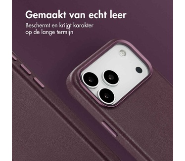 Accezz MagSafe Leather Backcover