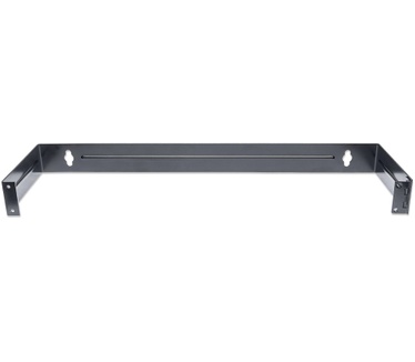 Intellinet 19" Hinged Wall Bracket, 1U, Black