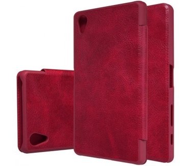 Nillkin Leather Case Sony Xperia X - Qin Series - Red
