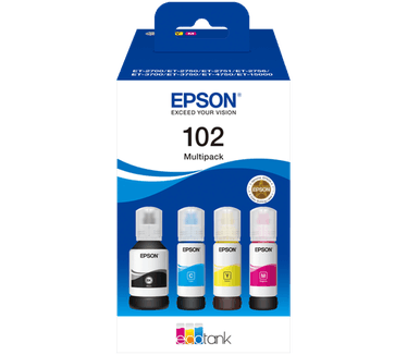 Epson 102 EcoTank 4-colour Multipack (C13T03R640)