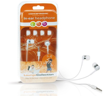 Conceptronic In-ear Headphone (Wit)