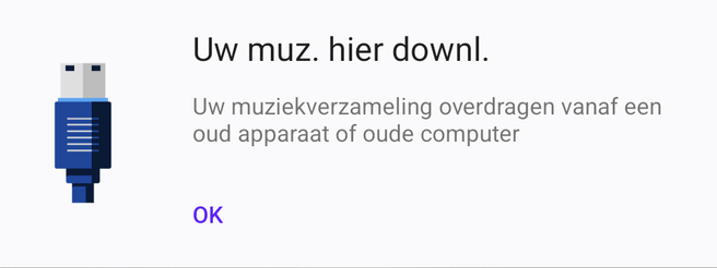 Down. uw muz. hier!