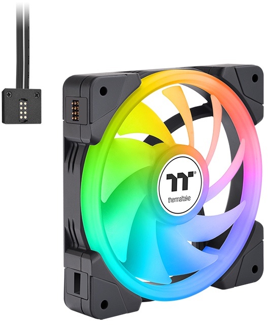 Thermaltake SWAFAN EX 12 RGB PC Desktop Cooling Fan, 3 Pack, 500-2000 - AL-NABAA