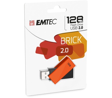 Emtec C350 Brick 2.0 128GB Oranje