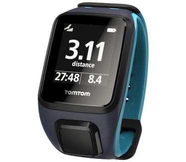 TomTom Runner 2 Large Zwart (Blauw, Zwart)