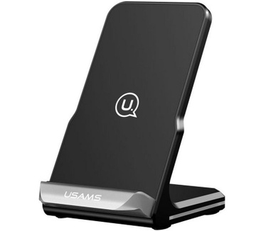 Usams Fast Wireless Charging Pad - Inductieve Laadstation - Zwart