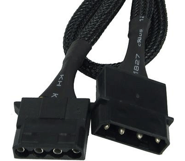 Phobya 4-Pin Molex Verlengkabel 60cm