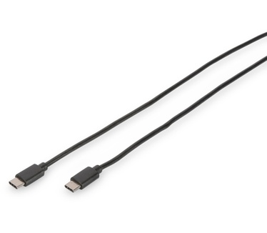 Digitus DIGITUS USB TYPE-C CABLE M/M 1.0M HIGH-SPEED UL BL Zwart