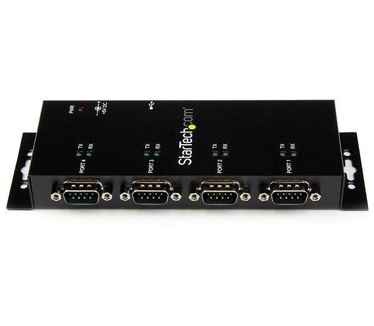 Startech.com StarTech 4-poort USB naar DB9 RS232 Seriële Adapter Hub (ICUSB2324I)