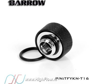 BarrowCH Barrow G1/4 - 14mm OD Twin Seal Hard Tube Compression Fitting - Black