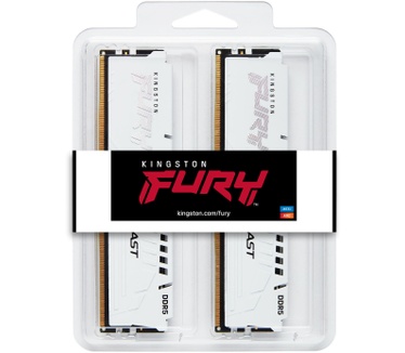 Kingston 32GB 6000MT/s DDR5 CL30 DIMM (Kit of 2) FURY Beast White EXPO