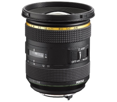 Pentax HD DA 11-18mm F2.8 ED DC AW