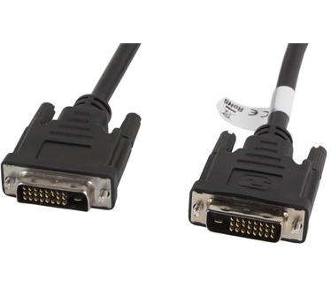 Lanberg lanberg CA-DVID-10CC-0030-BK Dvi-D (24+1Pol) Stecker auf Dvi-D (24+1Pol) Stecker Dual Link Kabel, 3m schwarz