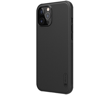 Nillkin Frosted Shield Hard Case - iPhone 12 Pro Max (6.7") Zwart Zwart