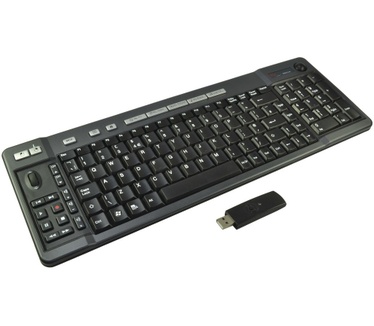 2-Power RF Draadloos KEY1004UK QWERTY UK English Zwart