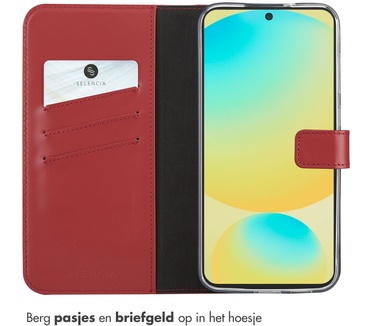 Selencia Echt Lederen Bookcase