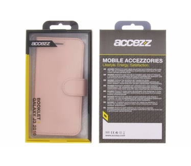 Accezz Wallet Softcase Bookcase Samsung Galaxy J3 / J3 (2016) (Galaxy J3 (2016), Galaxy J3) Rosé Goud