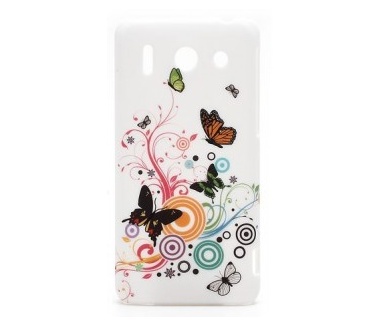 qMust Backcover Huawei Ascend G510 (butterfly white)