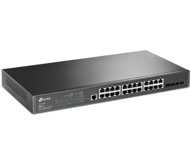 TP-Link JetStream 24-Port Gigabit L2 Managed Switch with 4 SFP Slots