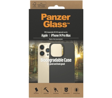 PanzerGlass Biodegradable (iPhone 14 Pro Max) Zwart