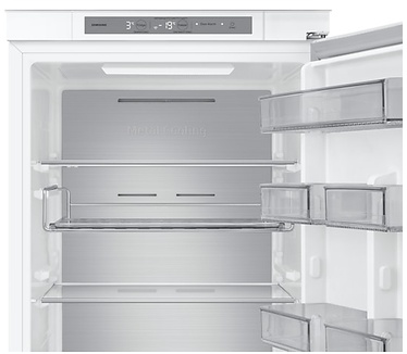 Samsung 178cm Inbouw Koel-vriescombinatie (264L) Sleepdeur D-Energielabel Rack&Shelf Metal Cooling