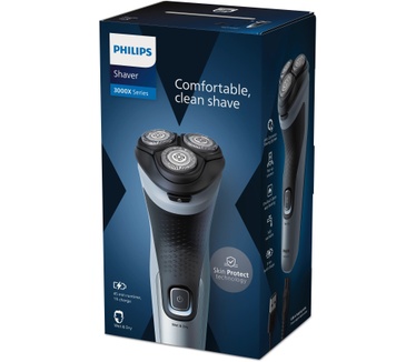 Philips Shaver 3000X Series X3053/00 Elektrisch scheerapparaat voor nat en droog scheren