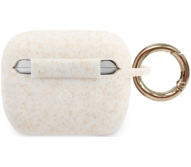 Guess Silicone Case voor Apple Airpods Pro - Wit  Wit