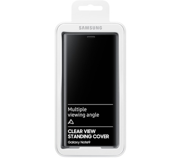 Samsung Galaxy Note 9 Clear View Standing Cover Zwart
