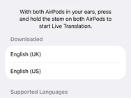 iOS-instellingen Apple AirPods 5