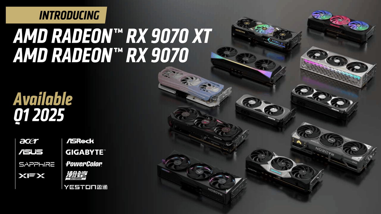 AMD onthult Radeon RX 9070-videokaarten op 28 februari, ontkent komst  32GB-model - Tweakers