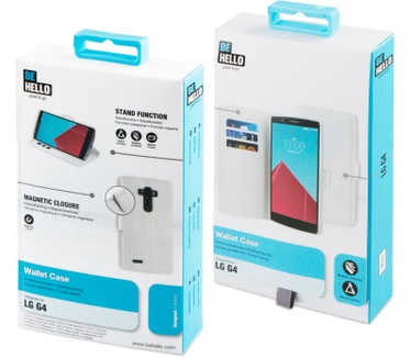 BeHello LG G4 Wallet Case White