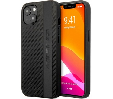 Mercedes-Benz Mercedes-AMG Carbon Back Case Apple iPhone 13 (6.1") - Zwart Zwart